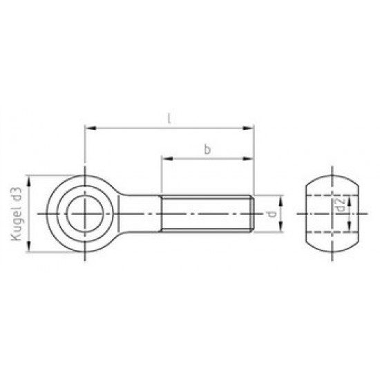 Viti A Occhiello Tipo B In Ottone DIN 444