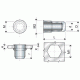 Inserti Filettati Esagonali Chiusi Testa Ridotta IEC