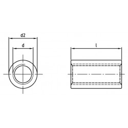 Distanziali / Manicotti Rotondi F/F